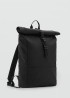 Mochila engomada cierre solapa