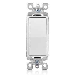 APAGADOR DECORA 3 VIAS 15A 120/277V BLANCO