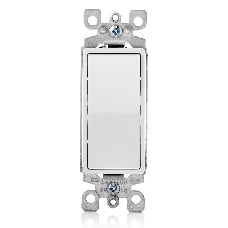 APAGADOR DECORA 3 VIAS 15A 120/277V BLANCO