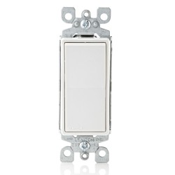 APAGADOR DECORA SENCILLO 15A 120/277V BLANCO