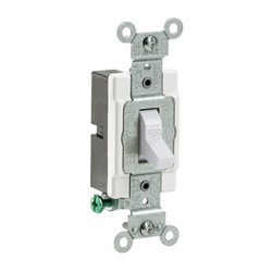 APAGADOR SENCILLO 15A 120/277V BLANCO
