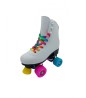 Patines Quads/Roller Sweet Rocket Ajustables Arcoíris
