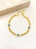 Pulsera Cadena 3 Ojitos