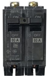 BREAKER THQB 2 X 80A 120/240V GE