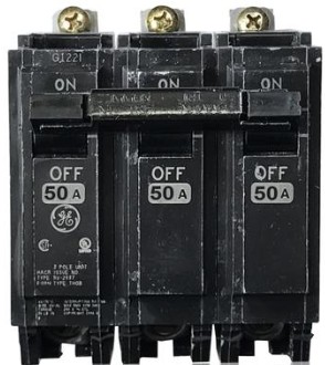 BREAKER THQB 3 X 50A 120/240V GE