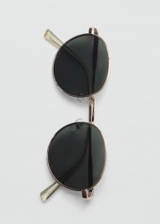 Gafas de sol metálicas redondas