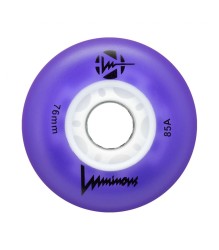 Ruedas LUMINOUS LED Purple - 76mm/85a