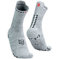 Calceta Compressport PRO RACING SOCKS V4 Run High Grey Melange
