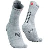 Calceta Compressport PRO RACING SOCKS V4 Run High Grey Melange