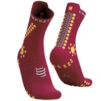 Calceta Compressport PRO RACING SOCKS V4 Trail Guindo