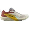 Tenis Salomon Trail Running SENSE RIDE 5 Beige Mujer