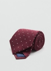 Corbata 100% seda de mora lunares