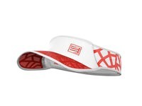 Compressport Visera SPIDERWEB Ultra ligera Blanco Roja