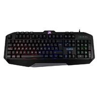 TECLADO GAMER BALAM RUSH GUNFIRE KG330 / ALAMBRICO USB / ILUMINACION LED / MULTIMEDIA / ESPA