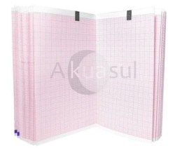 Papel para Electrocardiografo Welch Allyn P/N 406021 Plegable 114mm X17.5 – 1 Paquete