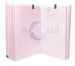 Papel para Electrocardiografo Welch Allyn P/N 406021 Plegable 114mm X17.5 – 1 Paquete