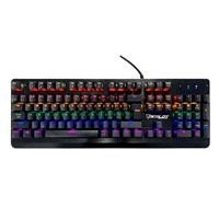 TECLADO MECANICO OCELOT / ALAMBRICO / METALICO / SWITCH AZUL / NEGRO / RGB / ILUMINACION Y COLORES AJUSTABLES / PLUG PLAY / GAM