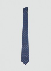 Corbata seda de mora estampado animal