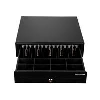 CAJON DE DINERO TECHZONE TZBE5B8M100, COMPARTIMENTO, 5 BILLETES, 8 MONEDAS, REMOVIBLE, NEGRO TECH ZONE POS TZBE5B8M100