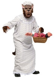 Disfraz de la abuela lobo