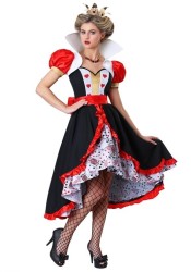Disfraz de Reina de Corazones coqueta talla extra