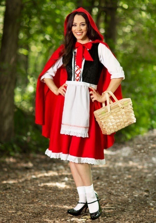 Disfraz de Caperucita Roja talla extra