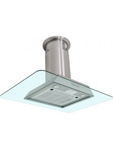 Campana Sanaire Cristal Central Hera-090 Gris Metalico