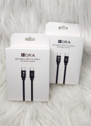 CABLE TIPO C A C  2M 3A NEGRO 1HORA CAB267