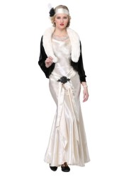 Disfraz de socialité de 1920 para mujer talla extra