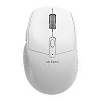 MOUSE ACTECK OPTIMIZE ERGO MI680 / INALAMBRICO / DUAL / RECEPTOR USB - BLUETOOTH / LASER / 1600 DPI / BLANCO / AC-934084 ACTECK
