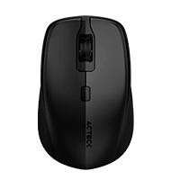 MOUSE ACTECK OPTIMIZE TRIP MI670 / INALAMBRICO / DUAL / RECEPTOR USB - BLUETOOTH / LASER / 1600 DPI / NEGRO / AC-934121 ACTECK