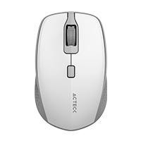 MOUSE ACTECK OPTIMIZE TRIP MI670 / INALAMBRICO / DUAL / RECEPTOR USB - BLUETOOTH / LASER / 1600 DPI / BLANCO / AC-934138 ACTECK