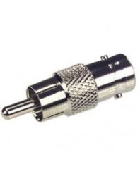 CONECTORES DE BNC HEMBRA A RCA MACHO
