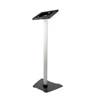 PEDESTAL CON SEGURO PARA IPAD - BASE DE PISO METALICA SEGURA CON ALTURA FIJA - CON SOPORTE PARA IPAD AIR, IPAD PRO DE 9.7 - STA