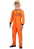 Disfraz de astronauta naranja para adulto