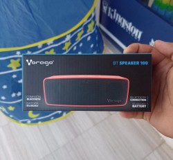 BOCINA BT VORAGO NEGRO-ROJO BSP100