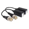PAR DE TRANSCEPTORES PASIVOS GHIA VIDEO BALUN AHD / CVBS / CVI / TVI / CON EXTENSION / DISTANCIA DE HASTA 350 MTS A 720P / RESO