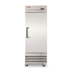 REFRIGERADOR VERTICAL PUERTA SÓLIDA 23 PIES ACERO INOXIDABLE  RVSA-23UI