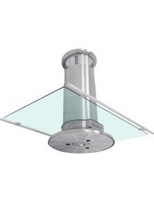 Campana Sanaire Cristal Central Cristal-090 Gris Metalico