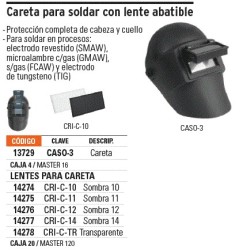 Lente sombra 11 para caretas abatibles TRUPER y PRETUL
