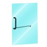 Jaladera con toallero negro SH-530-B Axcent