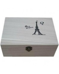 Louiwill Titular De Madera Natural De Caja...