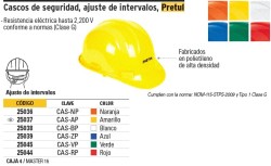 Casco de seguridad, ajuste de intervalos, blanco, Pretul