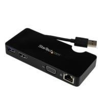 DOCKING STATION REPLICADOR DE PUERTOS USB 3.0 DE VIAJES CON HDMI O VGA - USB TIPO A - DOCKING STATION PARA LAPTOP - STARTECH.CO