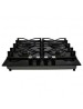 Parrilla de gas empotrable de 4 quemadores de cristal templado 4Q-TG-60 Marca Supra