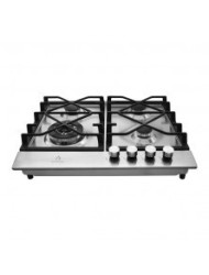Parrilla de gas empotrable de 4 quemadores de acero inoxidable 4Q-TS-60 Marca Supra