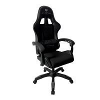 SILLA GAMER BALAM RUSH POWER RUSH V2 BLACK EDITION / TELA Y PIEL SINTETICA / RECLINABLE / MAX 120 KG / NEGRO / BR-934534 BALAM