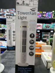 VENTILADOR DE TORRE USB C/LAMPARA FS123