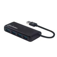 HUB USB, MANHATTAN,164900, V3.2 4 PTOS A MANHATTAN 164900