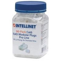PLUG RJ45,INTELLINET,790611, CAT 6 UTP MULTIFILAR PRO 90 PZAS INTELLINET 790611
